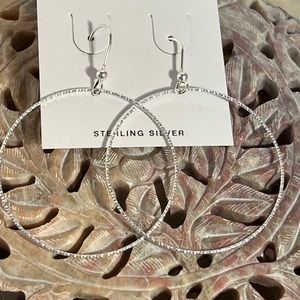 🎉HP 🎉 NWT Lord & Taylor Sterling Silver Hoop Earrings